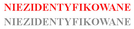 Niezidentyfikowane
